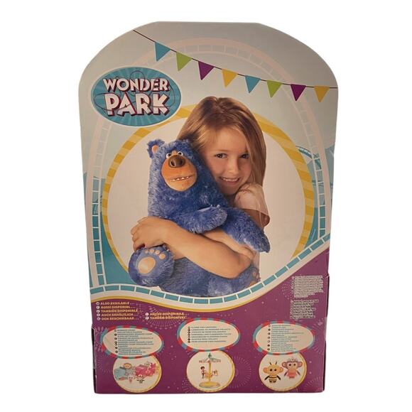 Wonder Park 'Huggable Boomer' 14" Plush Bear Brand New In Box 2019 Paramount - Picture 7 of 8